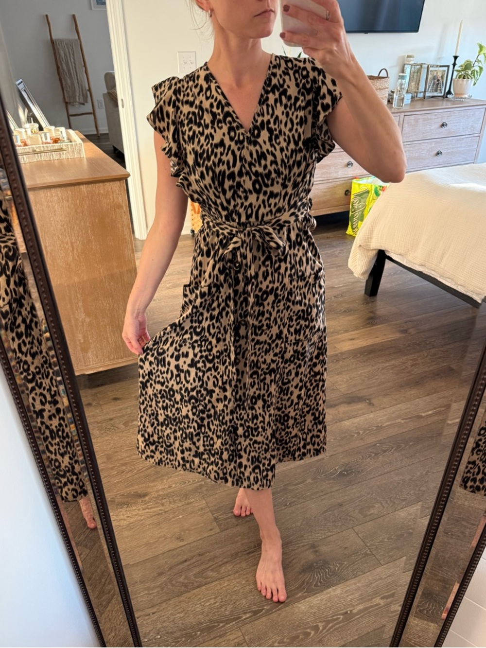 Sienna Sky leopard Print Dress